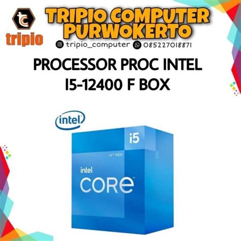 Jual Processor Intel Core I5-12400F Box 2.5GHz LGA1700 - Intel I5 ...