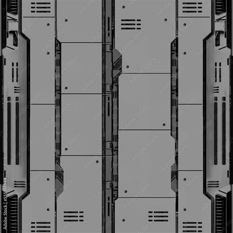 Sci Fi Ceiling Stock Illustration Adobe Stock