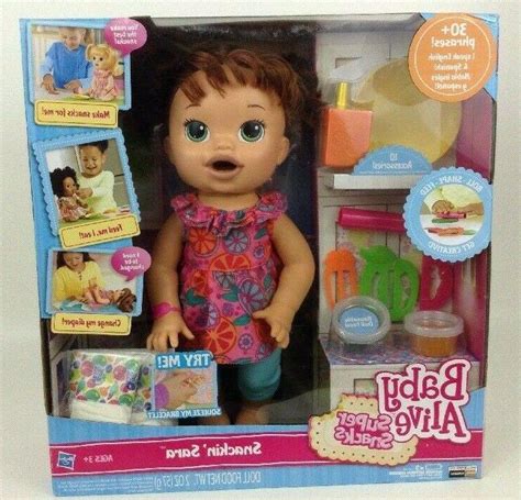 Baby Alive Super Snacks Snackin Sara Brunette