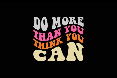 Do More Than You Think You Can Graphic By Vintage · Creative Fabrica