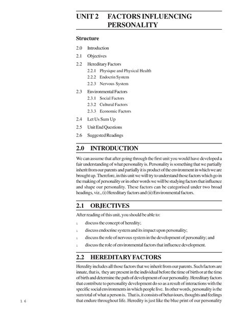Factors Influencing Personality 9