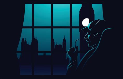 Sherlock Silhouette Vector Art Icons And Graphics For Free Download