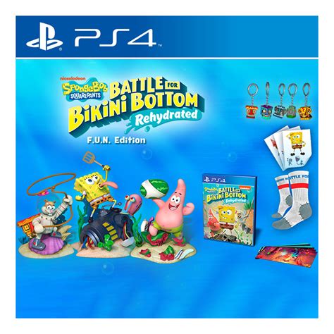 Spongebob Squarepants Battle For Bikini Bottom Rehydrated Fun Edition Ps