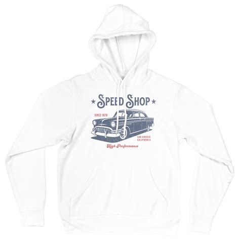 Speed Shop Graphic Tee Vintage Car Graphic Hoodie Porsche Vintage