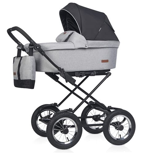 Детская коляска Riko Basic Bella Lux Classic 2 в 1 02 серый