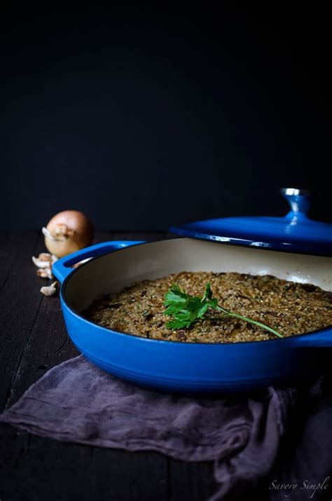 Savory Baked Oatmeal With Bacon Mushrooms And Onions