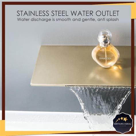 Bc Stainless Steel Wall Mounted Faucet Bathtub Household Hot And Cold Waterfall Concealed