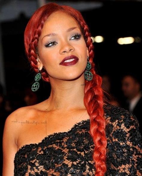 Rihanna Looks Gorgeous In Braid Hair Styles Rihanna Hairstyles