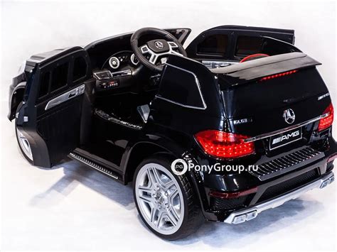 Детский электромобиль Mercedes-Benz GL63 AMG с резиновыми колесами и ...