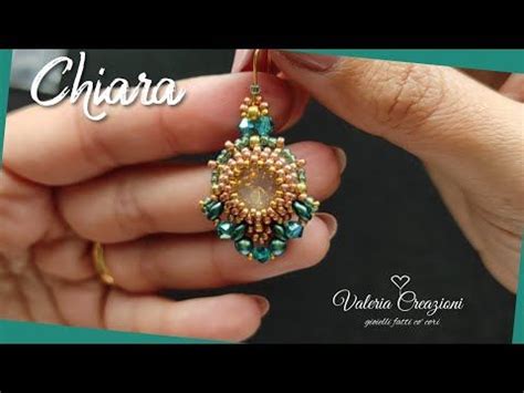 Orecchini Chiara Tutorial Perline Earrings Orecchini Youtube