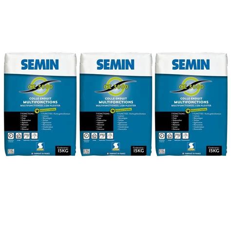 Enduit Multifonctions CE 3000 Semin pour Coller, Fixer, Reboucher ...