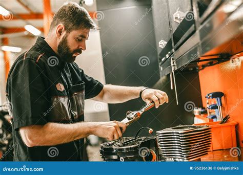 Motorcycle Mechanic Royalty Free Stock Image 27066430