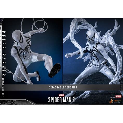 Hot Toys Marvel S Spider Man Peter Parker Anti Venom Suit Video