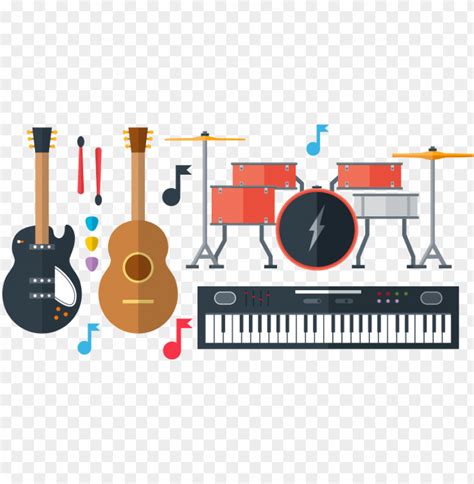 Free Download Hd Png Music Instruments Vector Pack Free Png Graphic