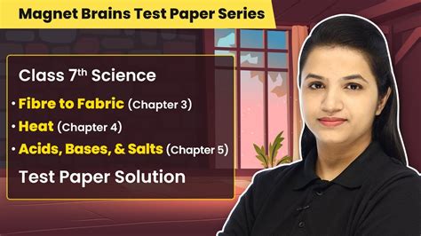 Magnet Brains Test Paper Solution Class 7 Science Chapter 3 5 YouTube