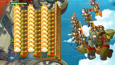 Plants Vs Zombies 2 Vs All Pepper Pult Vs Jetpack Zombie Future