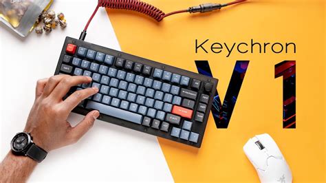 Keychron V1 Qmk Fully Assembled Custom Mechanical Keyboard Typec Wired