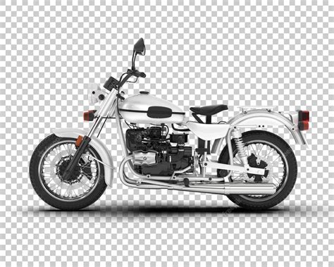 Premium Psd Motorcycle On Transparent Background 3d Rendering