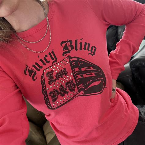 Adorable Hot Pink Juicy Couture Long Sleeve Perfect Depop