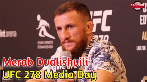 Ufc Merab Dvalishvili Media Day Youtube