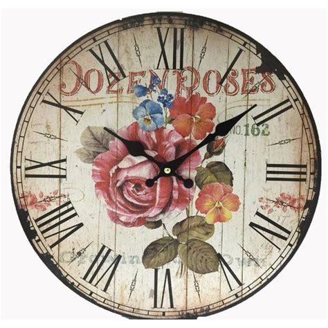 wayfair  rose wall clock rose wall tabletop clocks