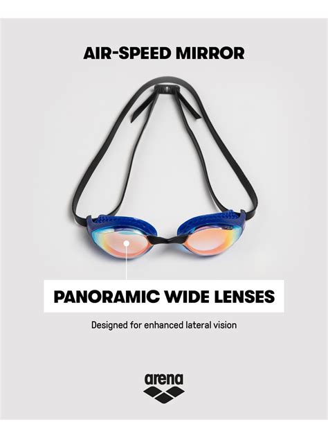 Arena Airspeed Mirror Goggles - Yellow Copper & Black