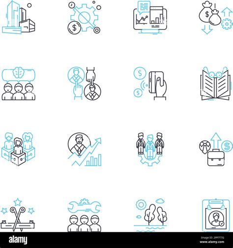 Innovative Ideas linear icons set. Creativity, Progress, Invention ...