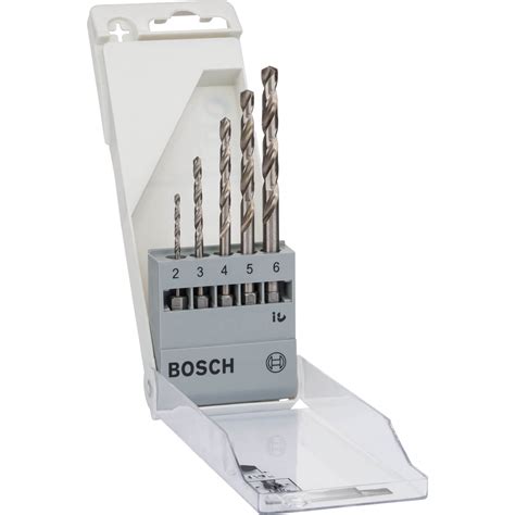 Bosch 5 Piece Hss G Metal Drill Bit Set Hss Drill Bits