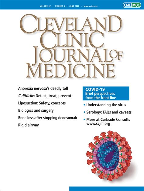Medical Complications Of Anorexia Nervosa Cleveland Clinic Journal Of