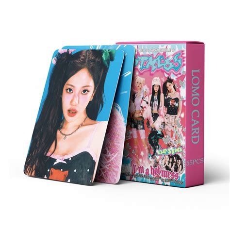 Kpop 55 Cái hộp Aespa Photocards Hot Mess KPOP LOMO Thẻ Bộ Sưu Tập Thẻ Mùa ĐôngNING KARINA