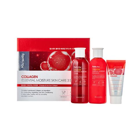 Farm Stay / FarmStay Collagen Essential Moisture Skin Care 3set Набор ...