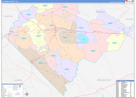 Map Books of Columbus County North Carolina - marketmaps.com