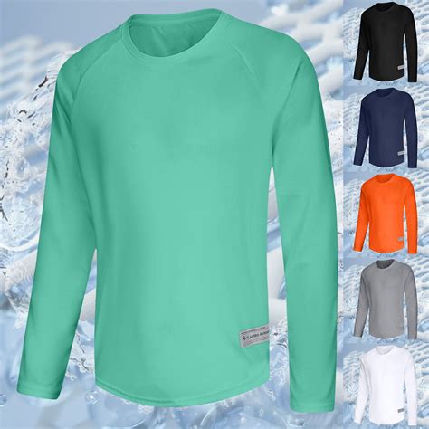 UVEASISHA Men's Long Sleeve Shirts UPF 50+ UV Sun Protection Athletic