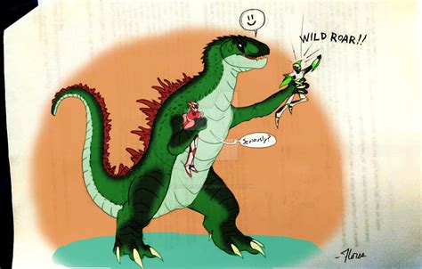 Godzilla Plays Tiger And Bunny By Roflo Felorez On Deviantart