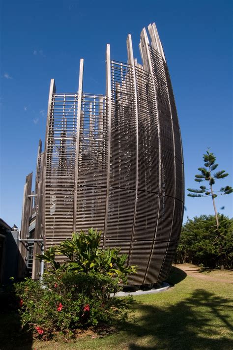 Marie Tjibaou Cultural Center, New Caledonia (1998) | Arquitectura