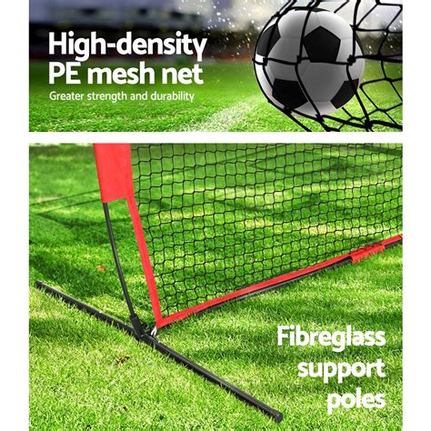 Everfit 1.8m Football Soccer Net Portable Goal Net Training 3 Target Z