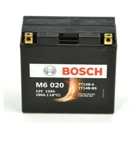 Bosch M6020 12V 12Ah AGM YT14B BS Motosiklet Aküsü İstanbul Lastik Shop