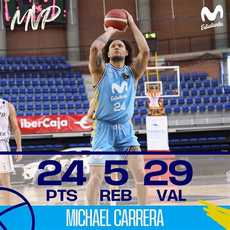 MICHAEL CARRERA MVP CANCHA LATINA EN LA JORNADA DE LEB ORO