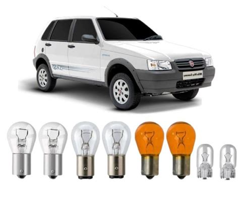 Lampadas Lanterna Traseira Pisca Seta R Freio Fiat Uno Autovex