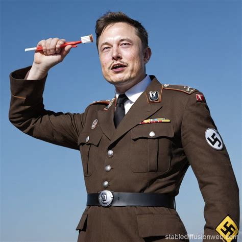 Elon Musk With A Mustache Eating Squab Stable Diffusion Online