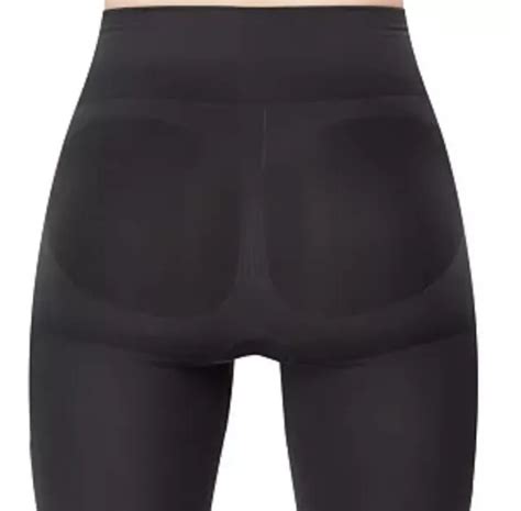 SPANX ASSETS RED Hot Label Mid Thigh Focused Firmers Deep Black Size X UK