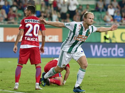 EL-Play-Off: Rapid Wien holt 3:1-Heimsieg gegen Steaua Bukarest - VIENNA.AT