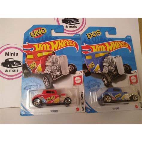 HOTWHEELS 32 FORD UNO DOS Shopee Brasil