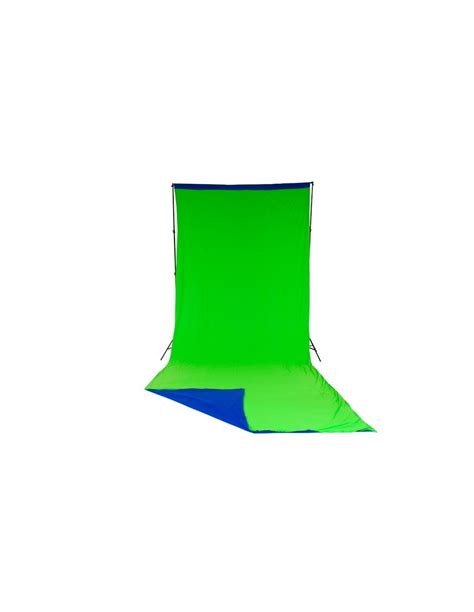 Fondo Cortina Tela Reversible Chroma Key Azul Verde 3 X 7 M Manfrotto Lllc5887