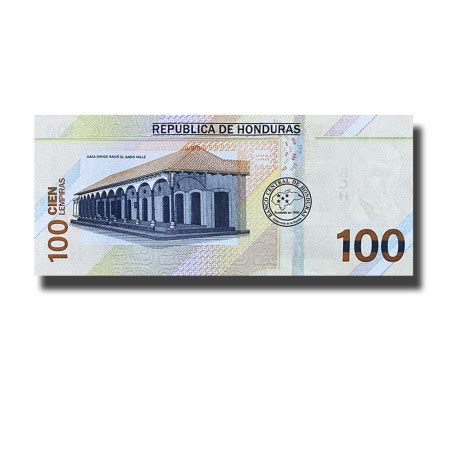 Honduras Cien 100 Lempiras Banknote Uncirculated