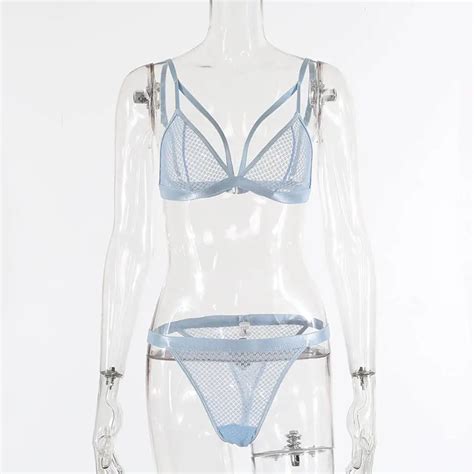 High Quality Sexy Lace Lingerie Bow Cutout Women S Split Push Up Bra And Panties Set Buy Plus