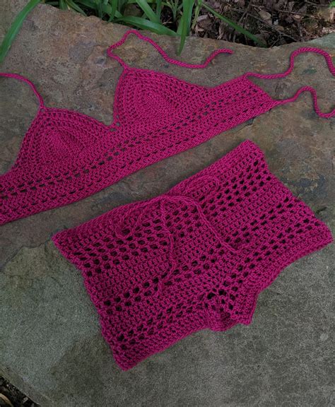 Crochet Coverup Handmade Sexy Crochet Shorts Beach Cover Up Crochet Bikini Cover Up Beach