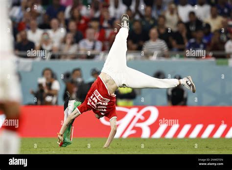 Doha Pitch Invader Pitch Intruder During The Fifa World Cup Qatar