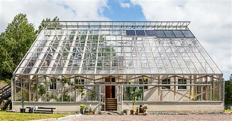 Gorgeous Solar Powered Greenhouse Home In Sweden Hits The Market