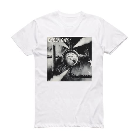 Enola Gay Pressure Album Cover T Shirt White ALBUM COVER T SHIRTS